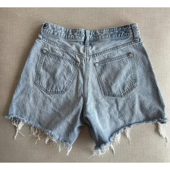 Abercrombie & Fitch Curve Love High Rise Loose Short Size 27 - Picture 4 of 7